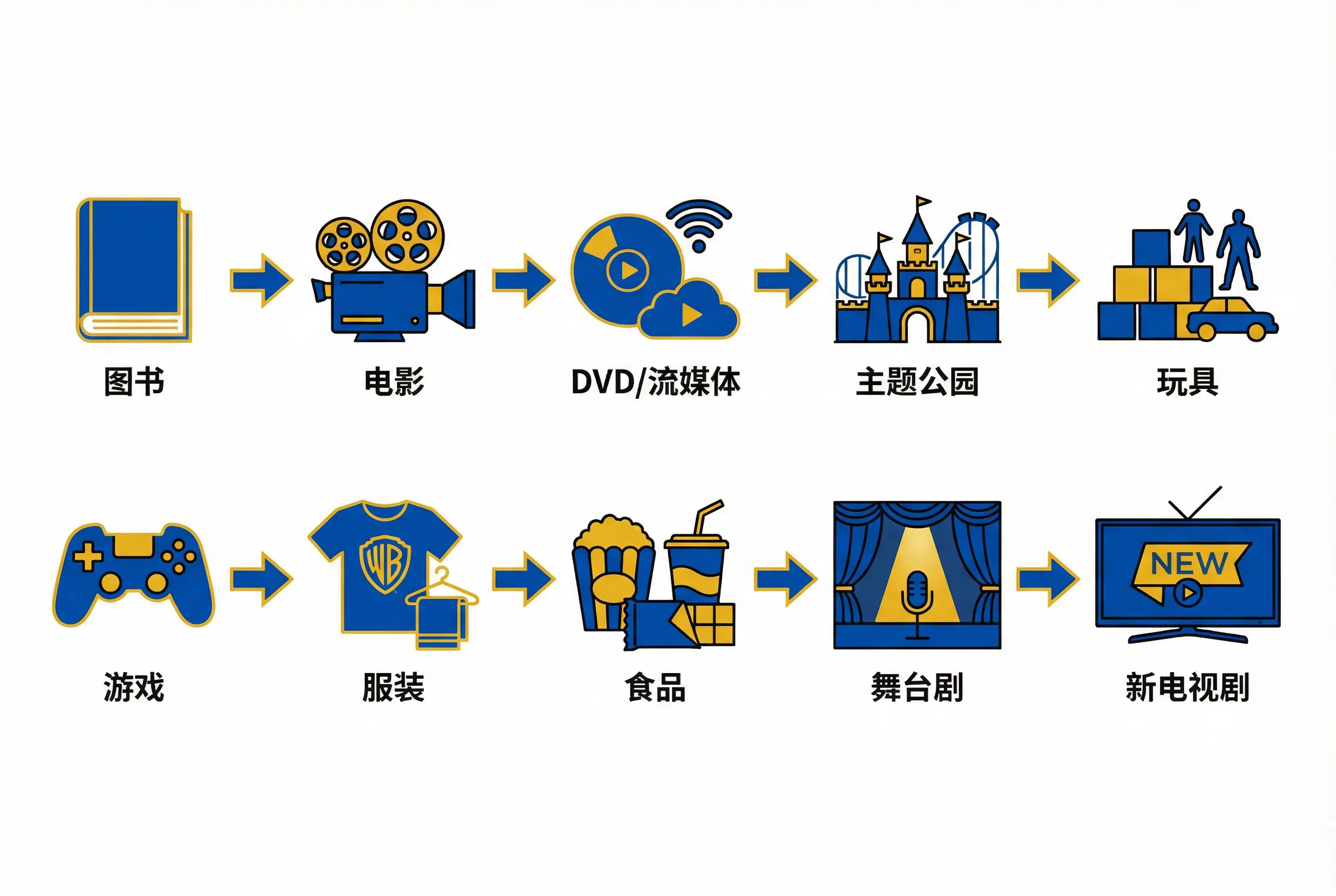 华纳兄弟IP变现路径图